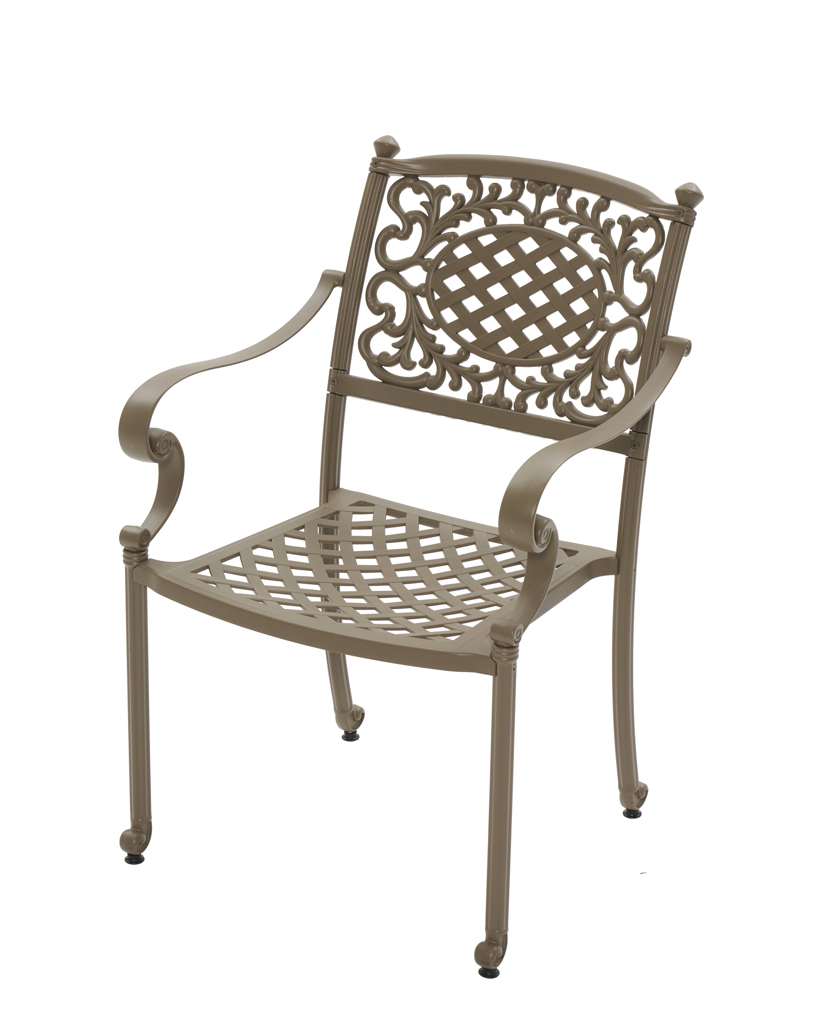 Cast Aluminum Outdoor Dining Table Set – 6 Seater