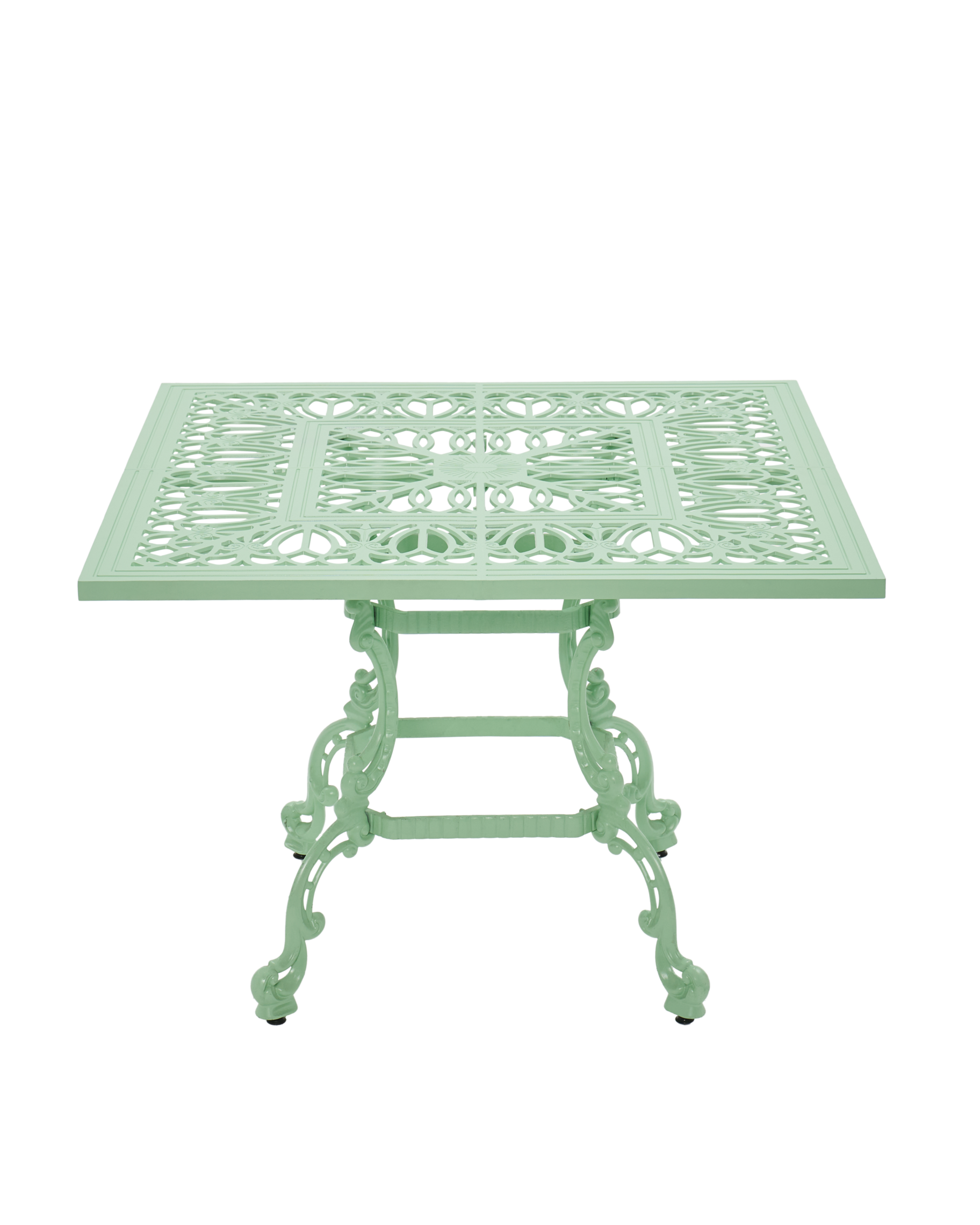 Cast Aluminum Outdoor Dining Table Set – 4 Seater