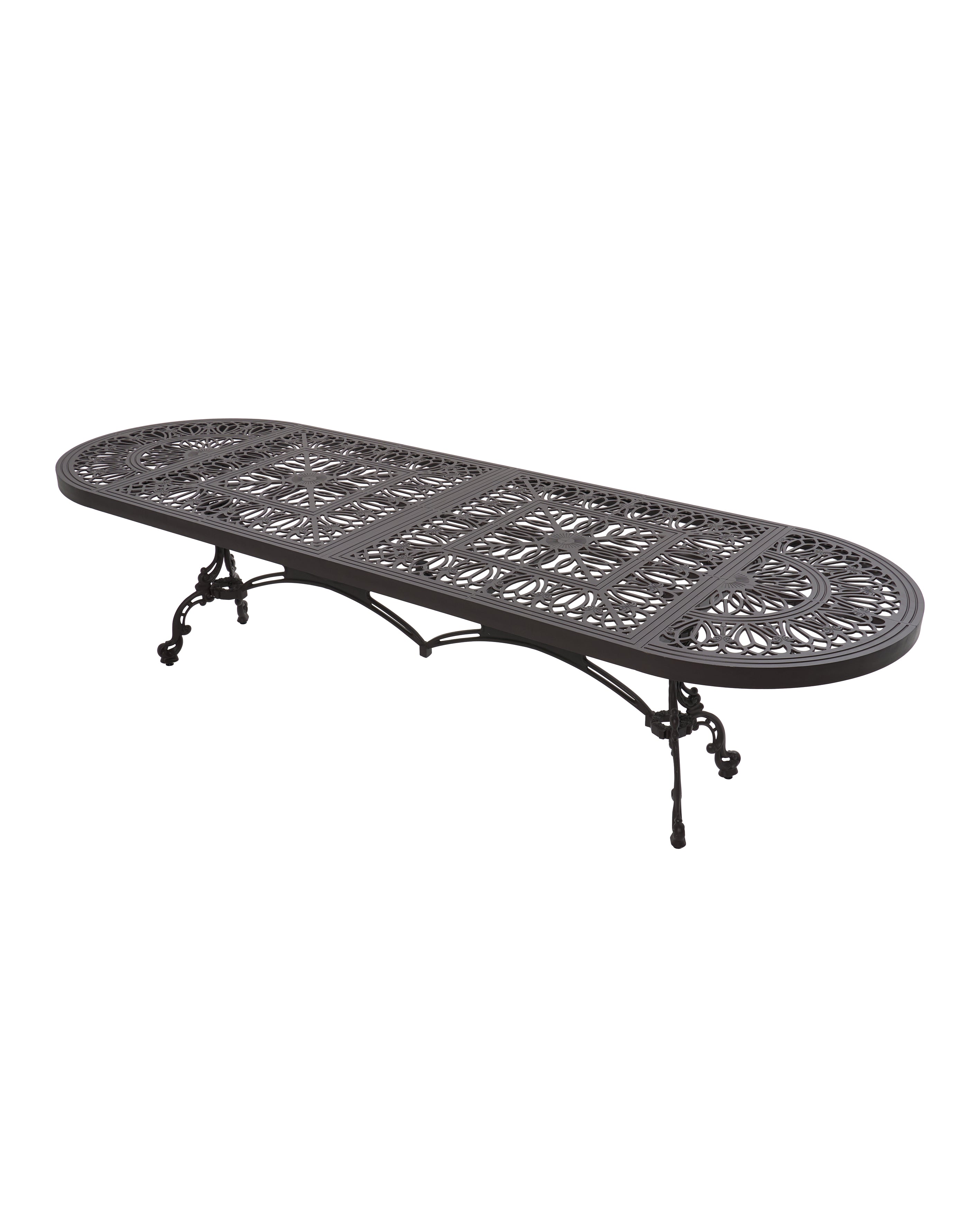 Cast Aluminum Outdoor Dining Table Set – 8 Seater