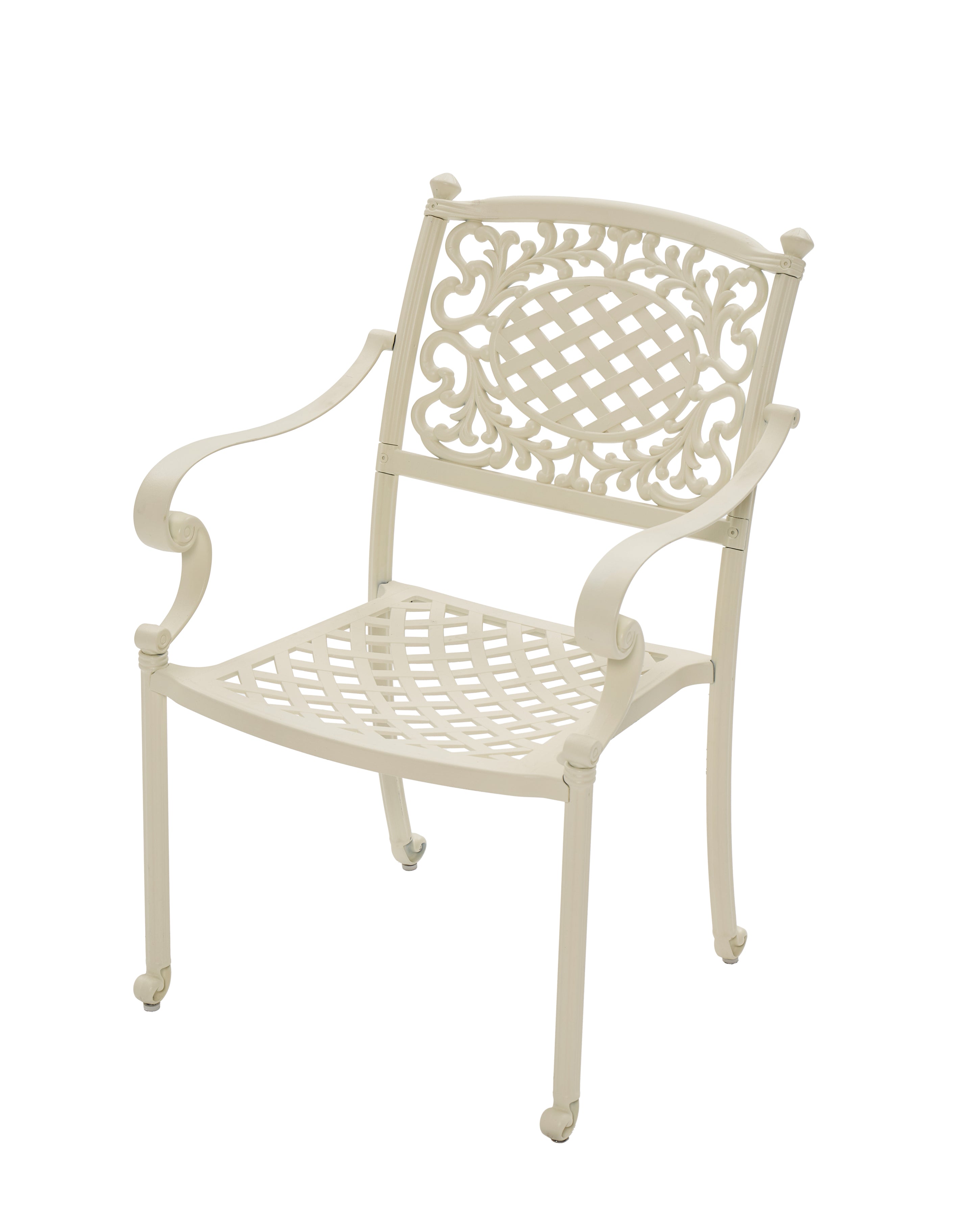 Cast Aluminum Outdoor Dining Table Set – 4 Seater