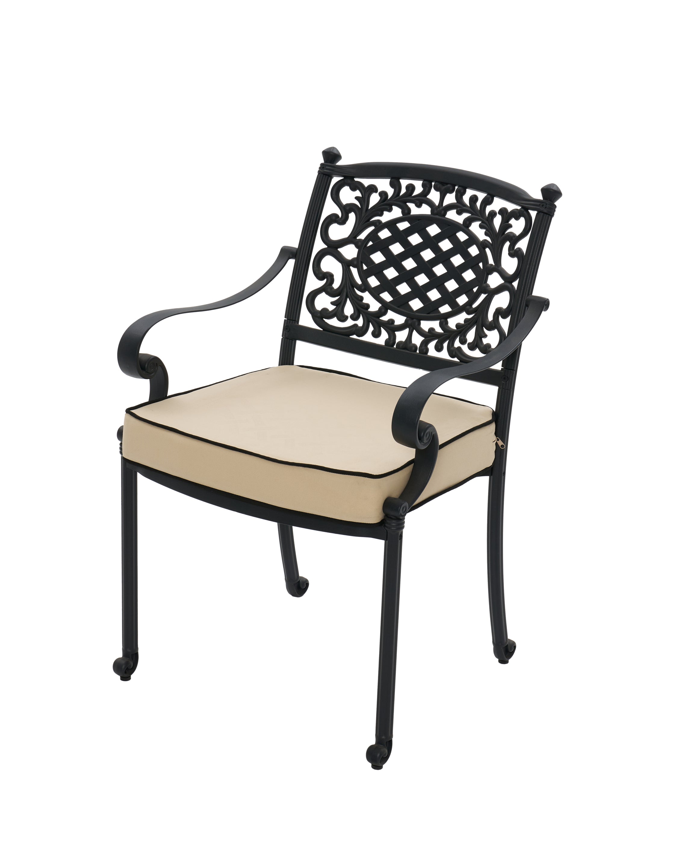Cast Aluminum Outdoor Dining Table Set – 2 Seater