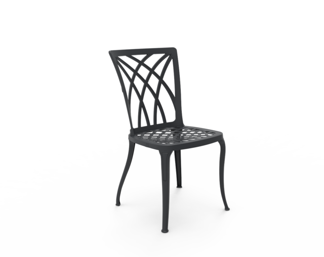 Cast Aluminum Outdoor Dining Table Set – 4 Seater