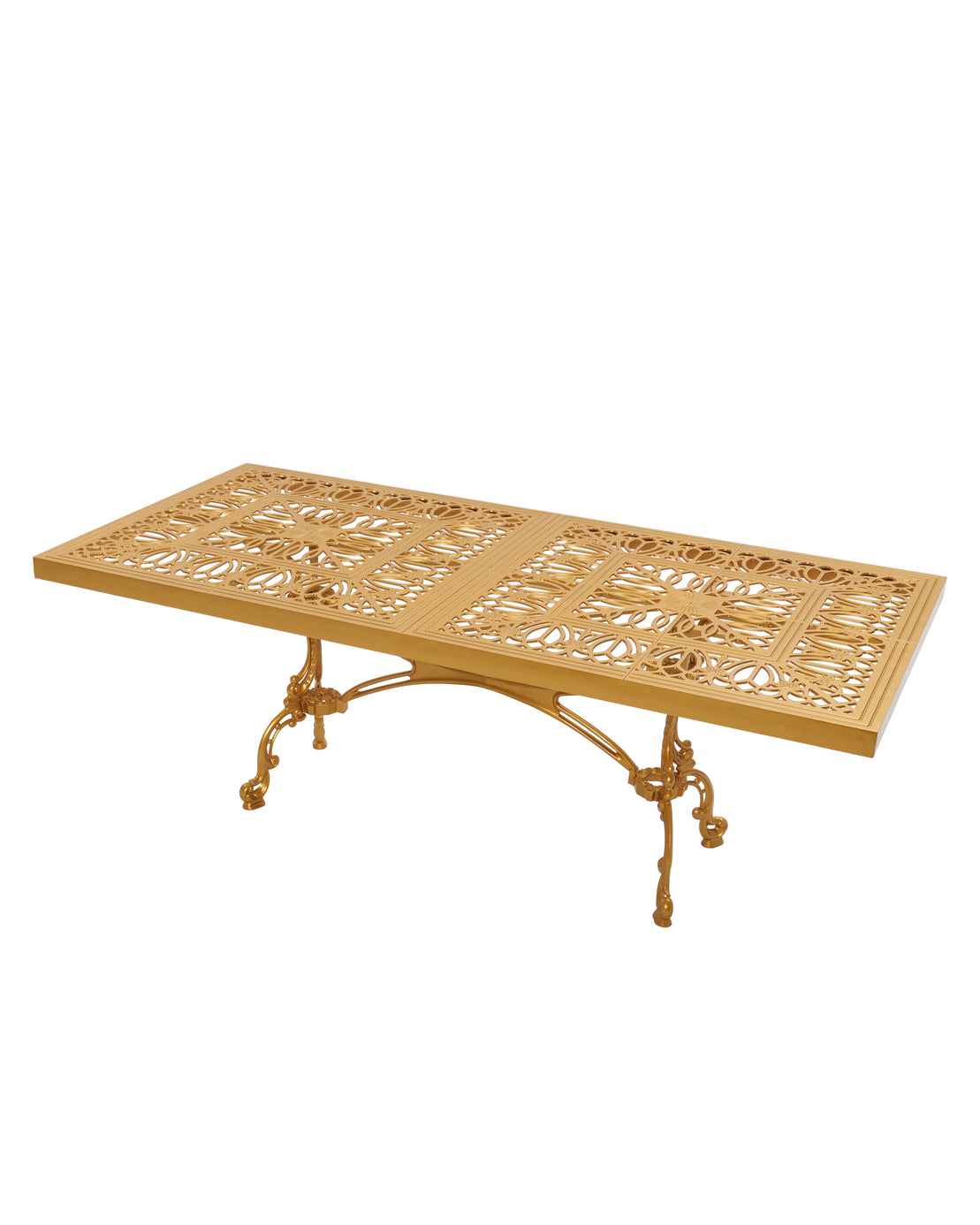 Cast Aluminum Outdoor Dining Table Set – 8 Seater